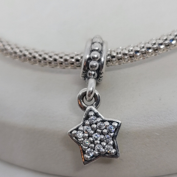 Pandora Pavรฉ Star Charm S925 ALE - Picture 3 of 3